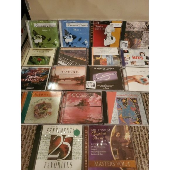 Lot of 17 Classical Music CDs: American Composers, Inspirational Classics, Piano